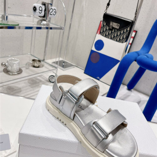 High Quality Luxury Dior Velcro Sandals Womens product detail