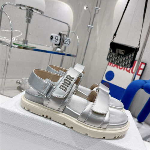 High Quality Luxury Dior Velcro Sandals Womens