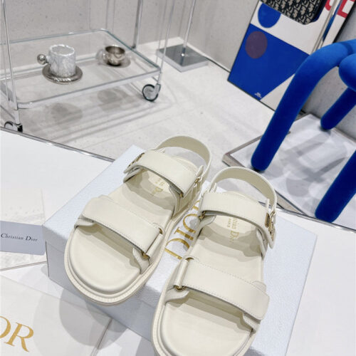 High Quality Luxury Dior Velcro Sandals Womens – Style 63558 alternate view