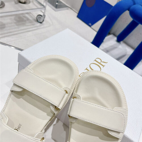 High Quality Luxury Dior Velcro Sandals Womens – Style 63558 product detail