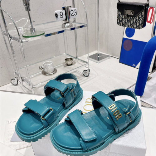 High Quality Luxury Dior Velcro Sandals Womens – Style 14982 alternate view