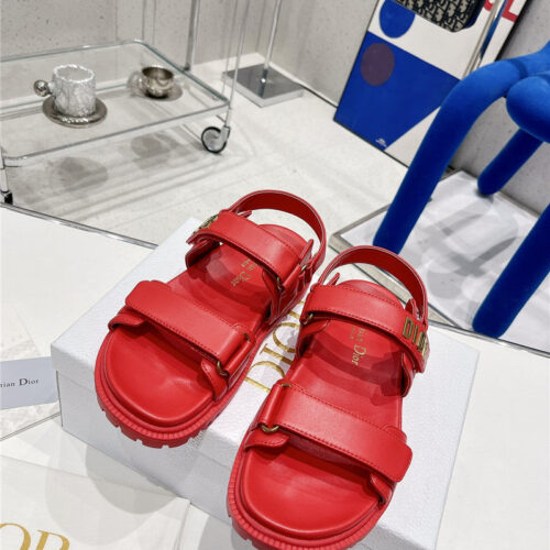 High Quality Luxury Dior Velcro Sandals Womens – Style 18374 product detail