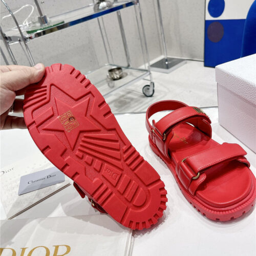 High Quality Luxury Dior Velcro Sandals Womens – Style 18374 product detail