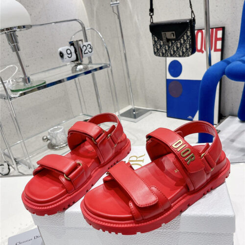 High Quality Luxury Dior Velcro Sandals Womens – Style 18374 alternate view