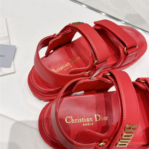 High Quality Luxury Dior Velcro Sandals Womens – Style 18374 product detail