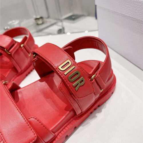 High Quality Luxury Dior Velcro Sandals Womens – Style 18374 product detail