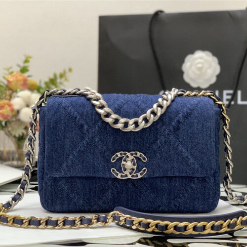 High Quality Luxury Chanel Denim 19 Bag product detail