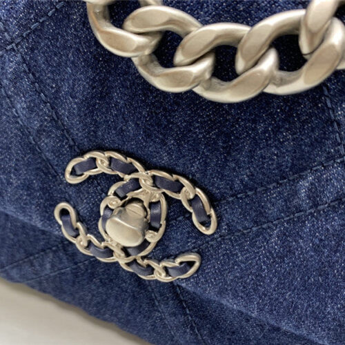 High Quality Luxury Chanel Denim 19 Bag product detail
