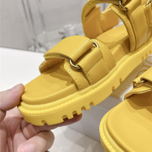 High Quality Luxury Dior Velcro Sandals Womens – Style 87302 product detail