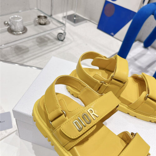 High Quality Luxury Dior Velcro Sandals Womens – Style 87302 product detail