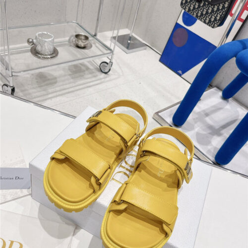 High Quality Luxury Dior Velcro Sandals Womens – Style 87302 product detail