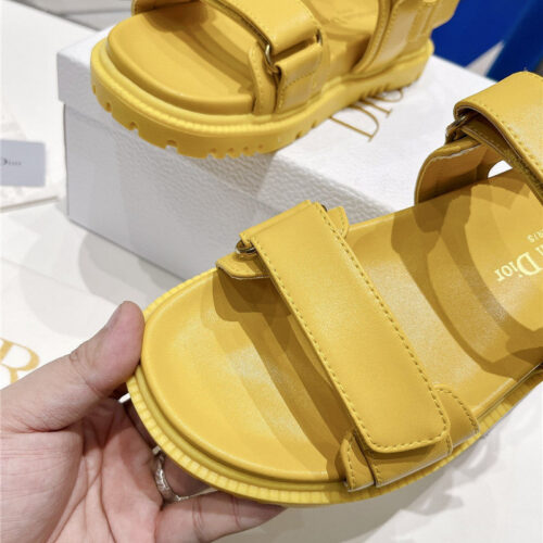 High Quality Luxury Dior Velcro Sandals Womens – Style 87302 product detail