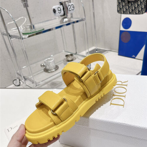 High Quality Luxury Dior Velcro Sandals Womens – Style 87302 product detail