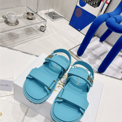 High Quality Luxury Dior Velcro Sandals Womens – Style 88998 alternate view