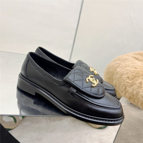 High Quality Luxury Chanel Classic Diamond Logo Loafers – Style 97990 product detail