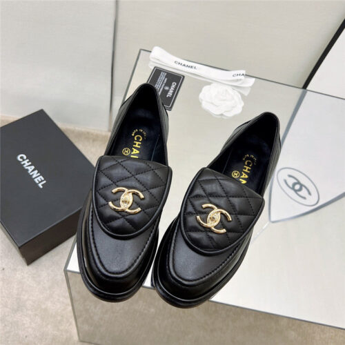 High Quality Luxury Chanel Classic Diamond Logo Loafers – Style 97990 product detail