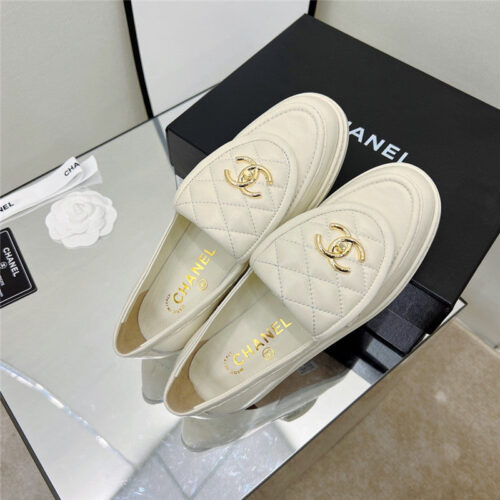 High Quality Luxury Chanel Classic Diamond Logo Loafers – Style 29062 product detail