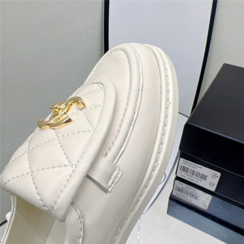High Quality Luxury Chanel Classic Diamond Logo Loafers – Style 29062 product detail