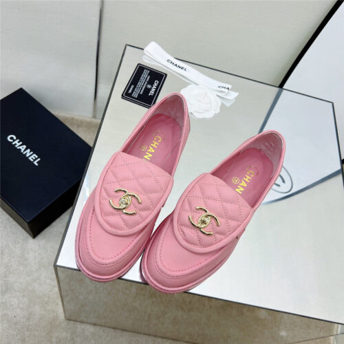 High Quality Luxury Chanel Classic Diamond Logo Loafers – Style 23974 product detail
