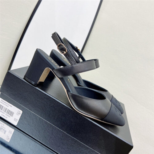 High Quality Luxury Chanel Chunky Heel Sandals – Style 86310 product detail