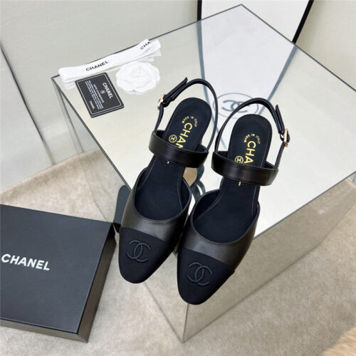 High Quality Luxury Chanel Chunky Heel Sandals – Style 86310 product detail