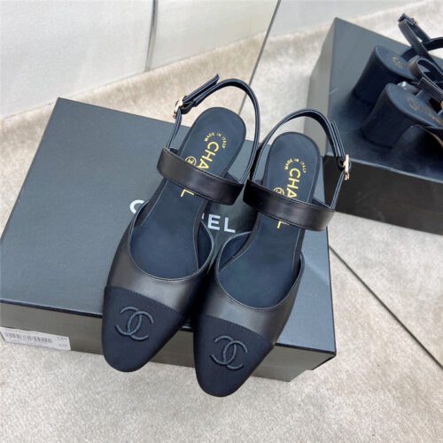 High Quality Luxury Chanel Chunky Heel Sandals – Style 86310 product detail