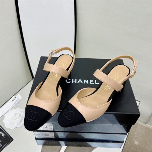 High Quality Luxury Chanel Chunky Heel Sandals – Style 51846 product detail
