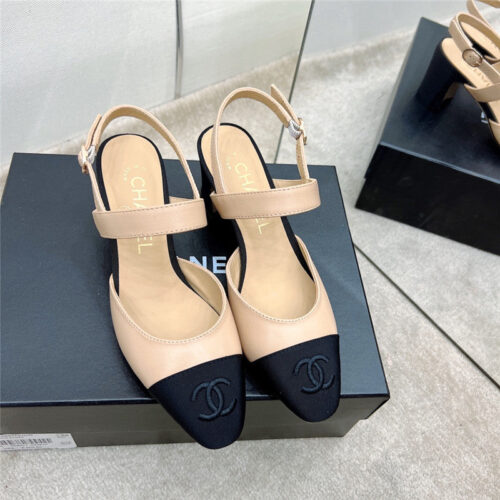 High Quality Luxury Chanel Chunky Heel Sandals – Style 51846 product detail