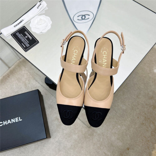 High Quality Luxury Chanel Chunky Heel Sandals – Style 51846 product detail