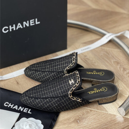 High Quality Luxury Chanel Classic Chain Slippers product detail