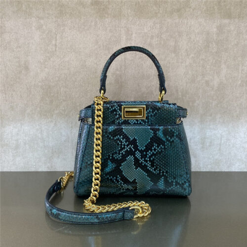 High Quality Luxury Fendi Peekaboo Bag Small – Style 32626