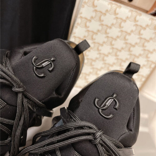 High Quality Luxury Jimmy Choo Cosmos Low Top Trainers Crystals product detail