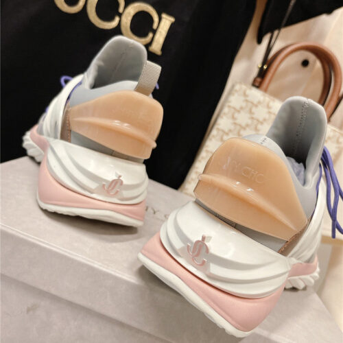 High Quality Luxury Jimmy Choo Cosmos Low Top Trainers Crystals – Style 02519 product detail