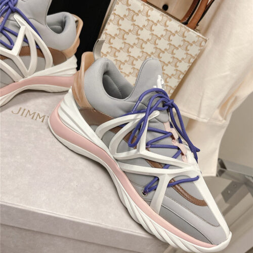 High Quality Luxury Jimmy Choo Cosmos Low Top Trainers Crystals – Style 02519 product detail