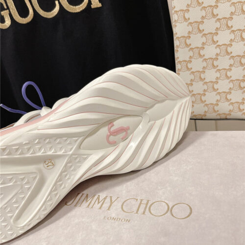 High Quality Luxury Jimmy Choo Cosmos Low Top Trainers Crystals – Style 02519 product detail