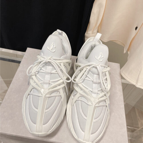 High Quality Luxury Jimmy Choo Cosmos Low Top Trainers Crystals – Style 97431 product detail