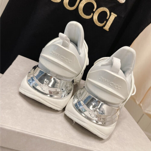 High Quality Luxury Jimmy Choo Cosmos Low Top Trainers Crystals – Style 97431 product detail