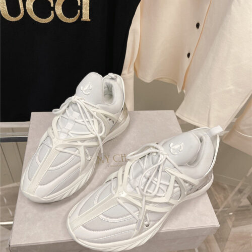 High Quality Luxury Jimmy Choo Cosmos Low Top Trainers Crystals – Style 97431 product detail