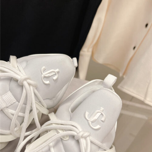 High Quality Luxury Jimmy Choo Cosmos Low Top Trainers Crystals – Style 97431 product detail