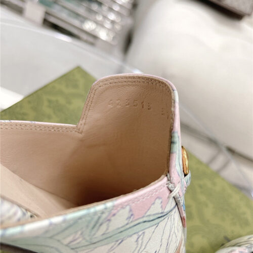 High Quality Luxury Gucci Horsebit Half Slippers – Style 17203 product detail