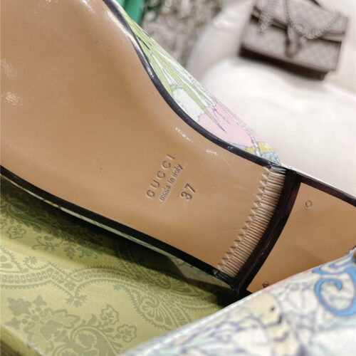 High Quality Luxury Gucci Horsebit Half Slippers – Style 17203 product detail