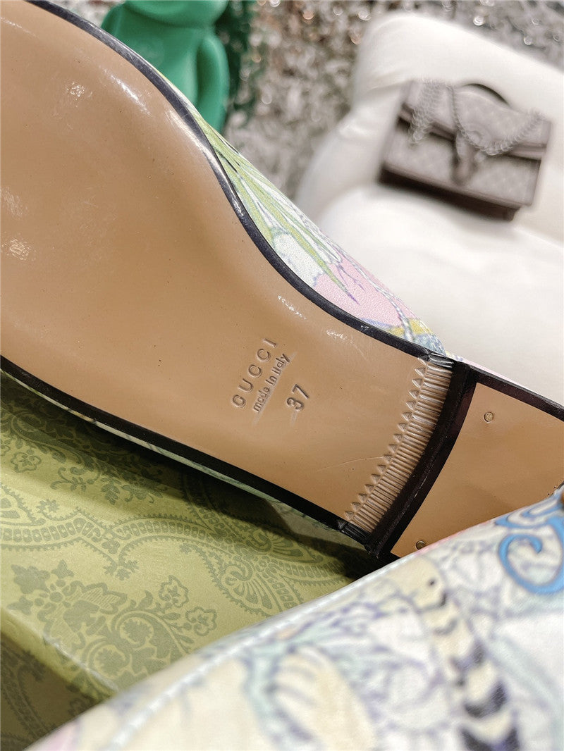 High Quality Luxury Gucci Horsebit Half Slippers – Style 17203 product detail