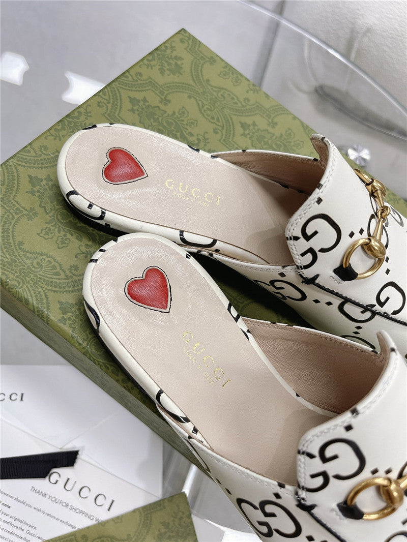 High Quality Luxury Gucci Horsebit Half Slippers product detail