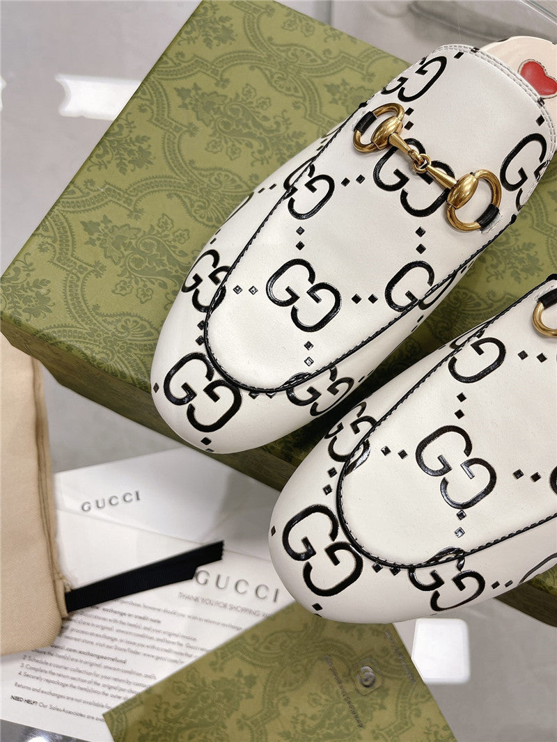 High Quality Luxury Gucci Horsebit Half Slippers product detail