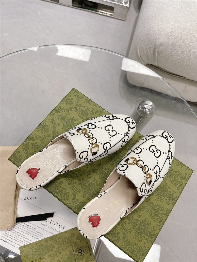 High Quality Luxury Gucci Horsebit Half Slippers product detail