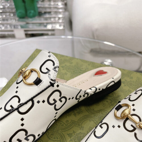 High Quality Luxury Gucci Horsebit Half Slippers product detail