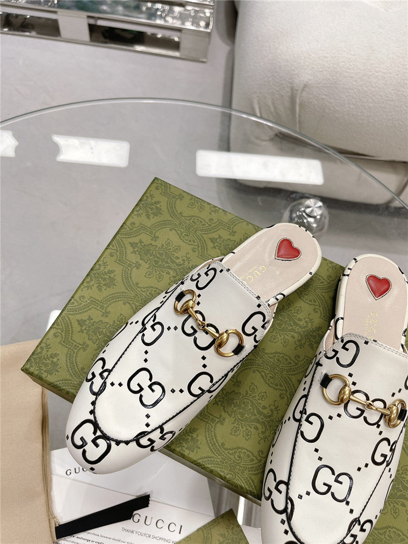 High Quality Luxury Gucci Horsebit Half Slippers product detail