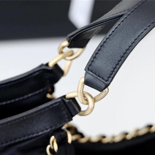 High Quality Luxury Chanel Black Nylon Shopping Bag product detail