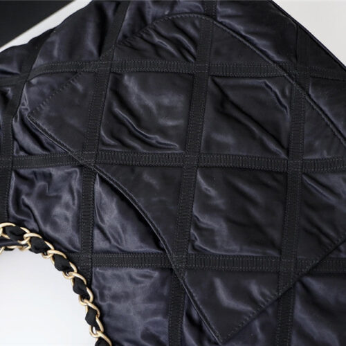 High Quality Luxury Chanel Black Nylon Shopping Bag product detail