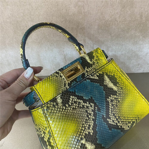 High Quality Luxury Fendi Peekaboo Bag Small product detail